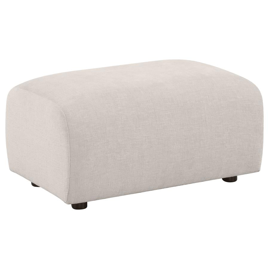 Burnett 4-piece Chenille Upholstered Sofa Set Ivory-9