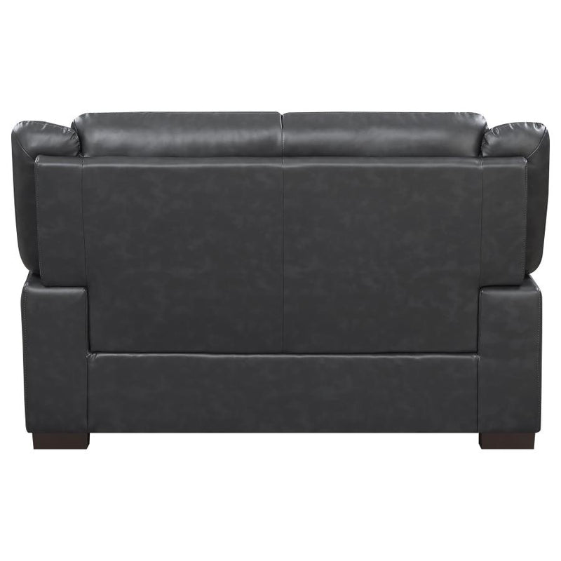 Arabella 3-piece Upholstered Padded Arm Sofa Set Grey-zoom-