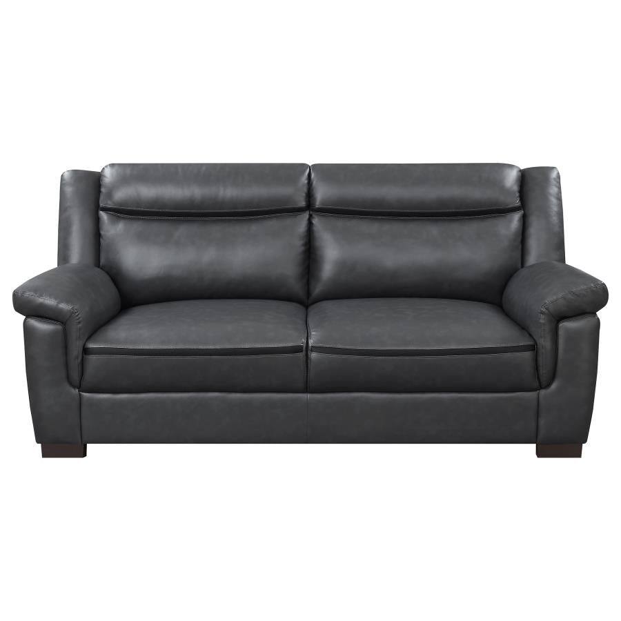 Arabella Upholstered Padded Arm Sofa Grey-3