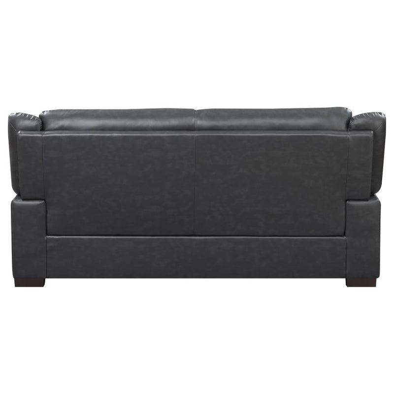 Arabella Upholstered Padded Arm Sofa Grey-zoom-