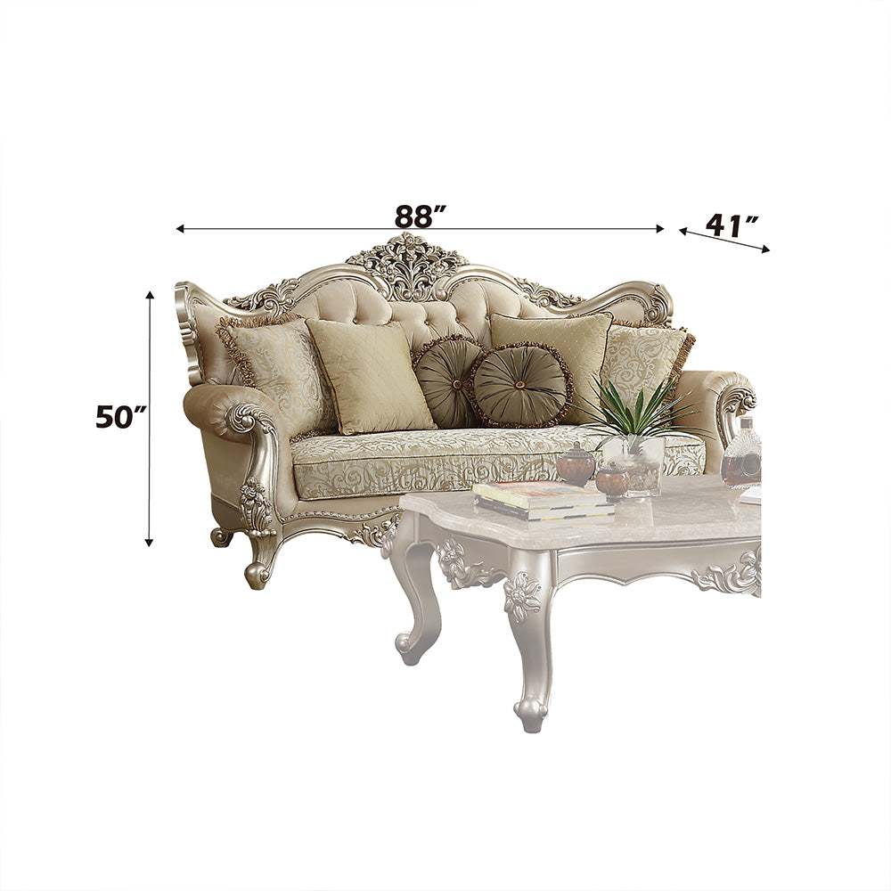 ACME Bently Sofa – side view – Lusso Furniture Miami