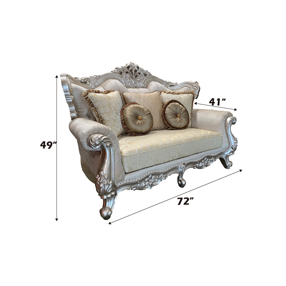 ACME Bently Loveseat – angle view – Lusso Furniture Miami