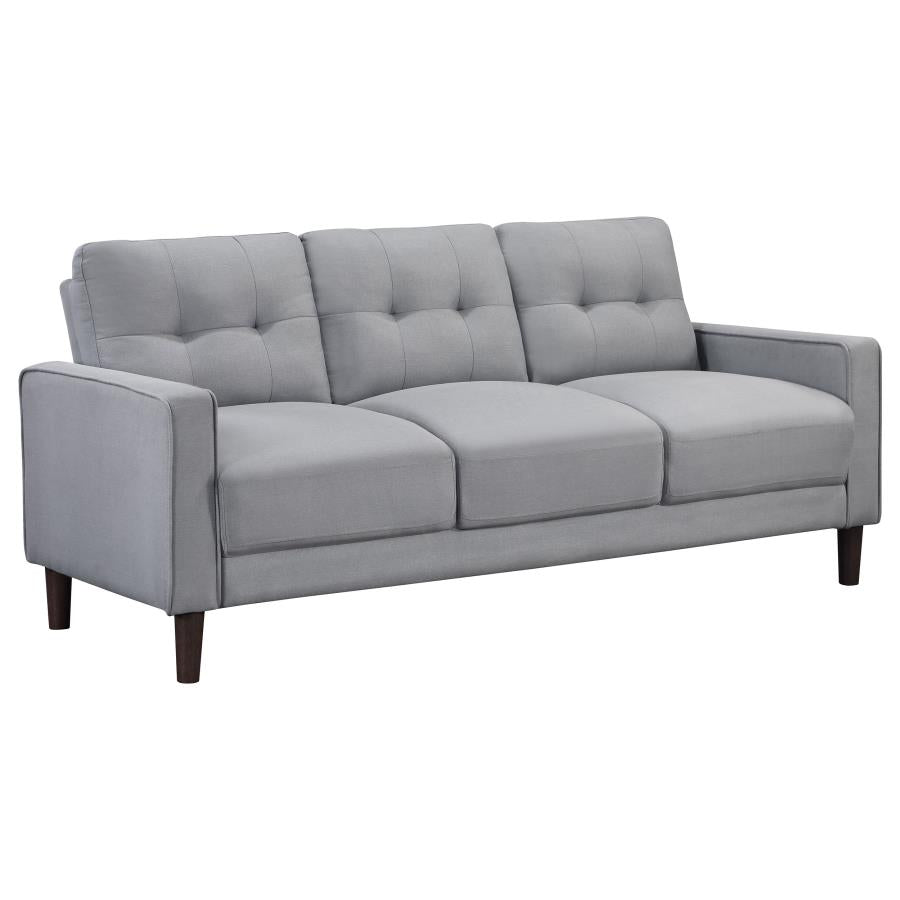 Bowen Upholstered Track Arm Tufted Sofa Grey-1