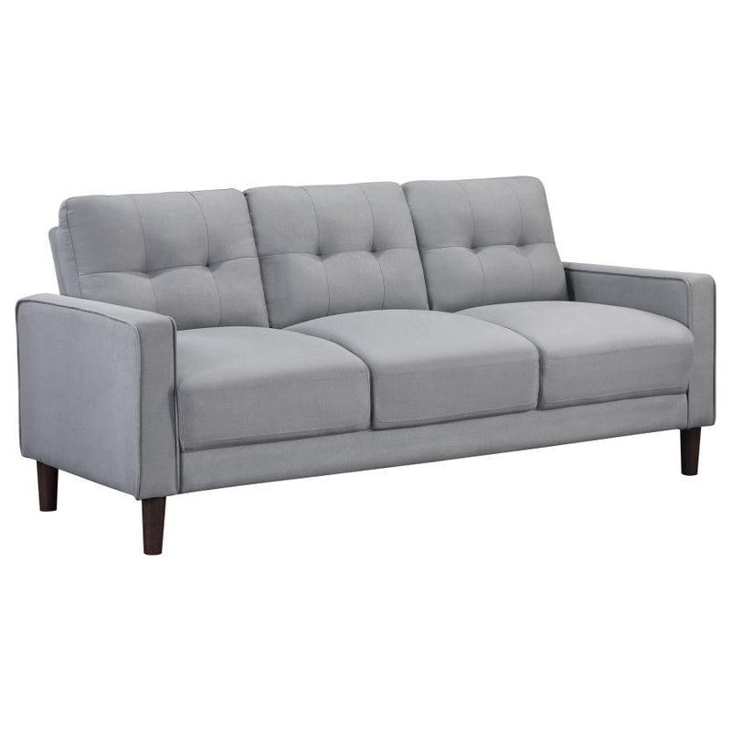 Bowen Upholstered Track Arm Tufted Sofa Grey-zoom-