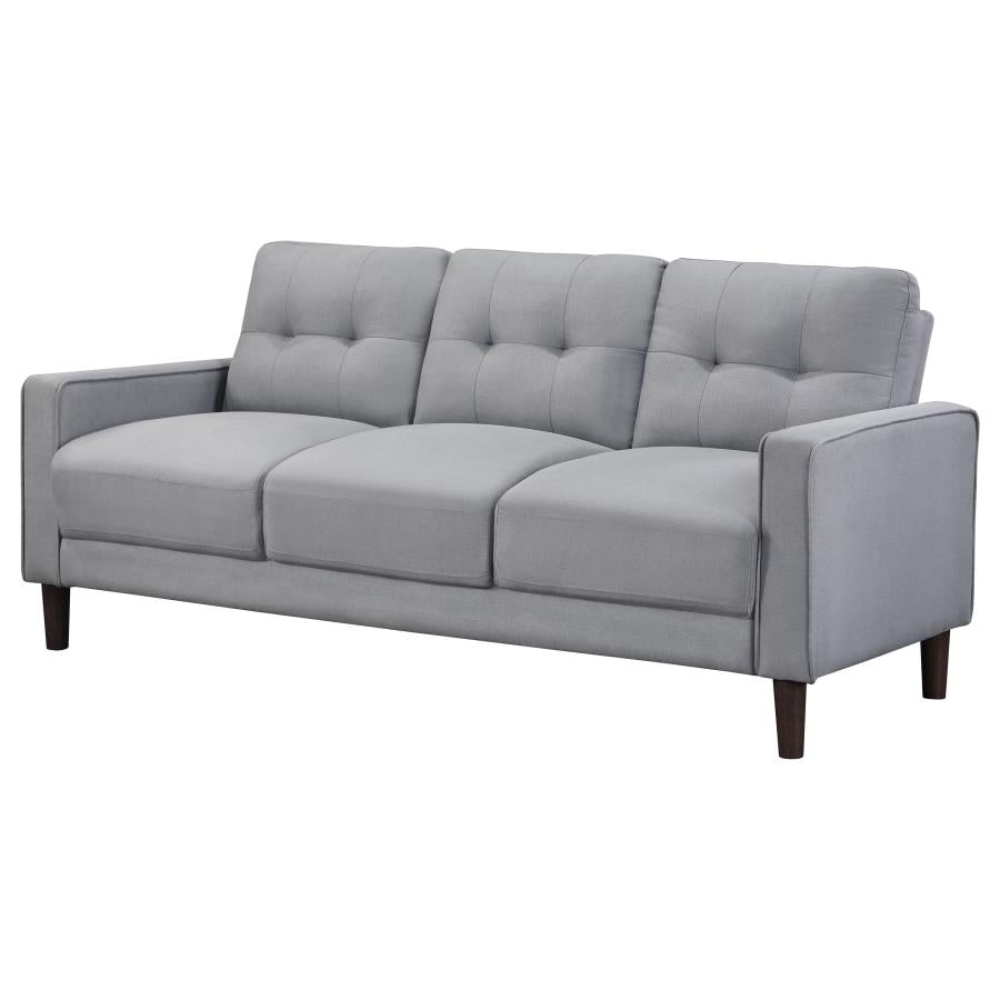 Bowen Upholstered Track Arm Tufted Sofa Grey-4