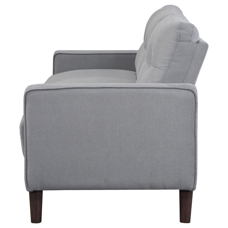 Bowen Upholstered Track Arm Tufted Sofa Grey-zoom-
