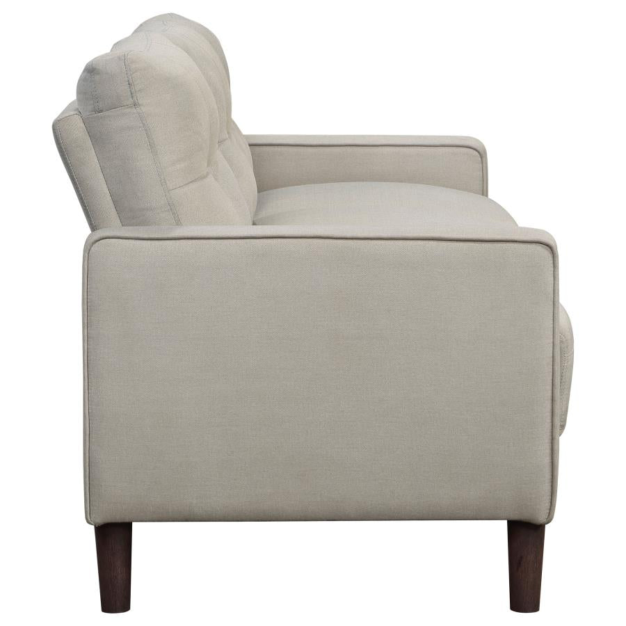 Bowen Upholstered Track Arm Tufted Sofa Beige-8