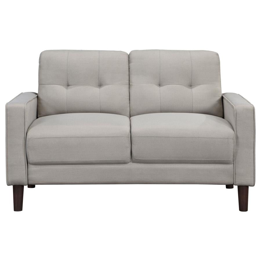 Bowen Upholstered Track Arm Tufted Loveseat Beige-3