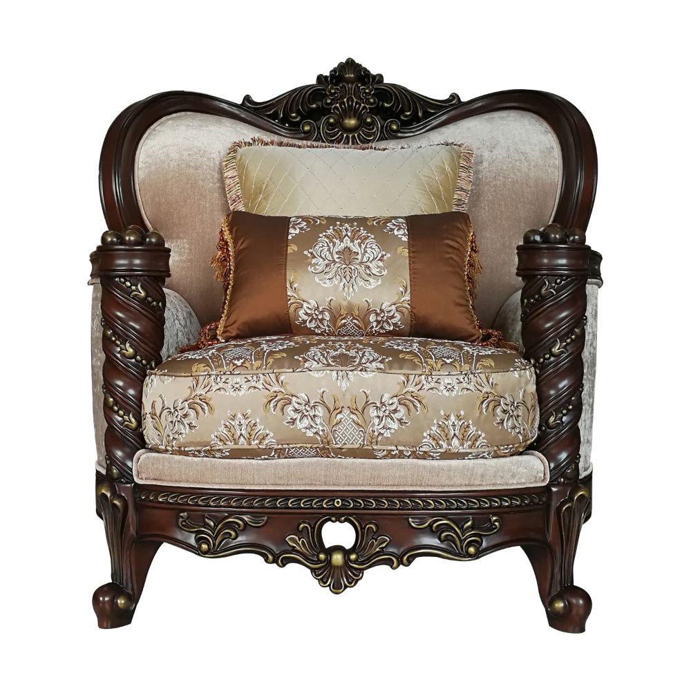 ACME Devayne Accent Chair – front view – Lusso Furniture Miami