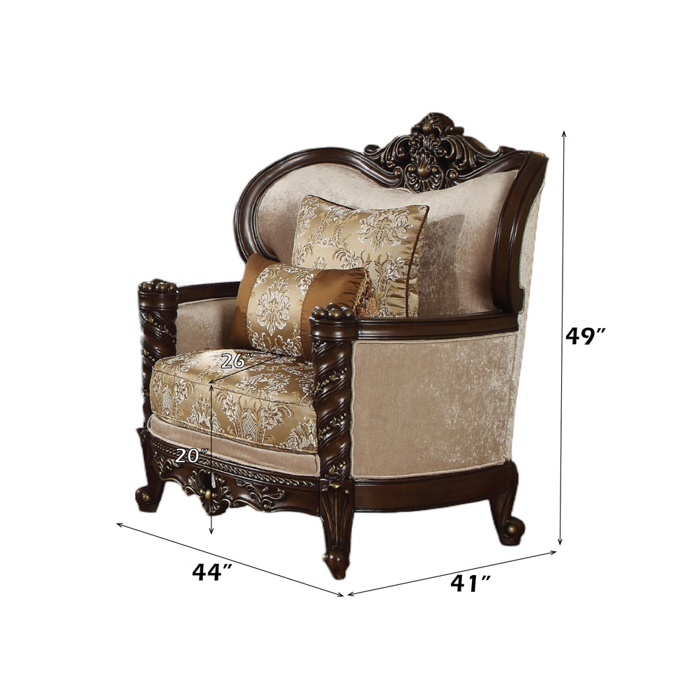 ACME Devayne Accent Chair – detail – Lusso Furniture Miami