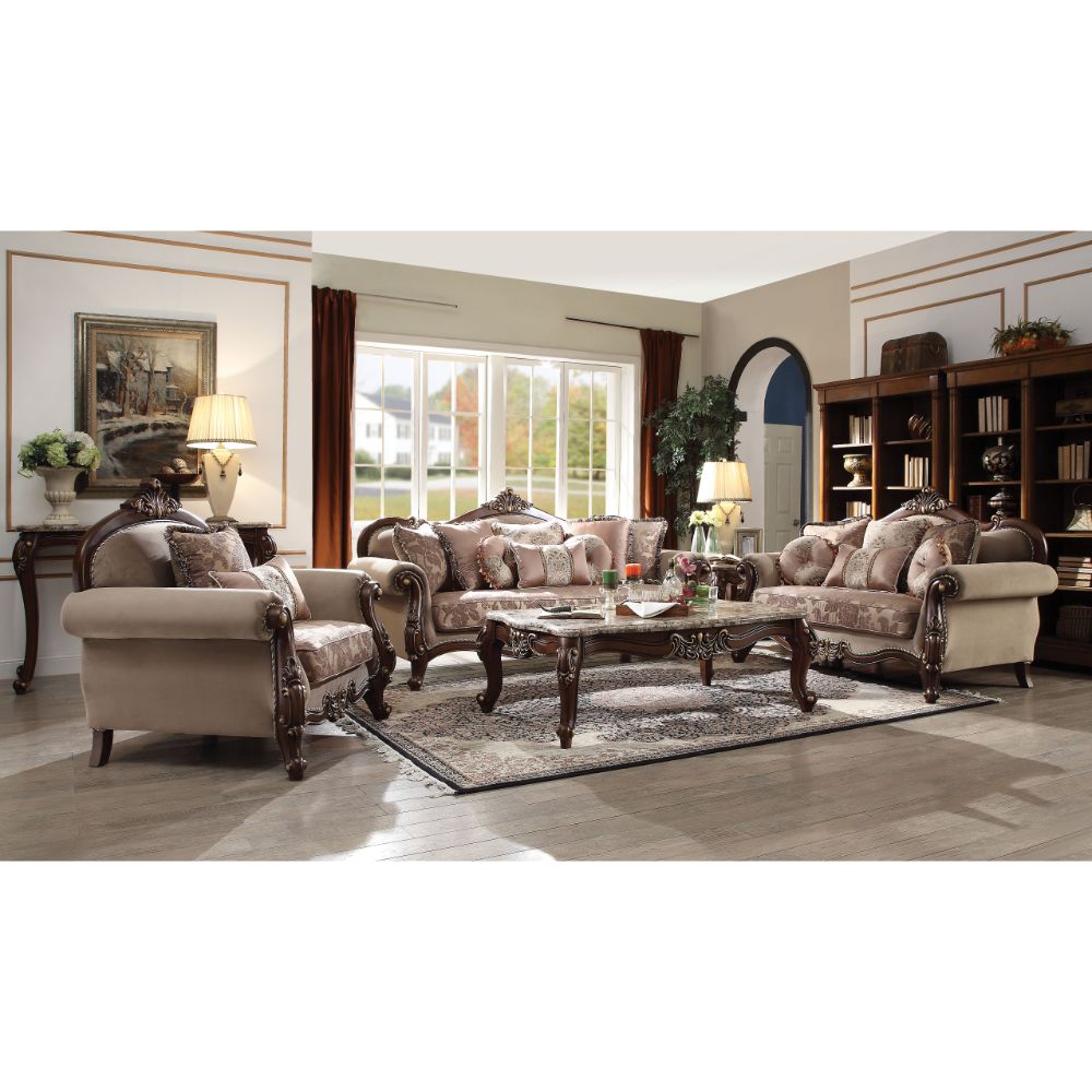 ACME Mehadi Sofa – angle view – Lusso Furniture Miami