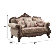 ACME Mehadi Loveseat – angle view – Lusso Furniture Miami