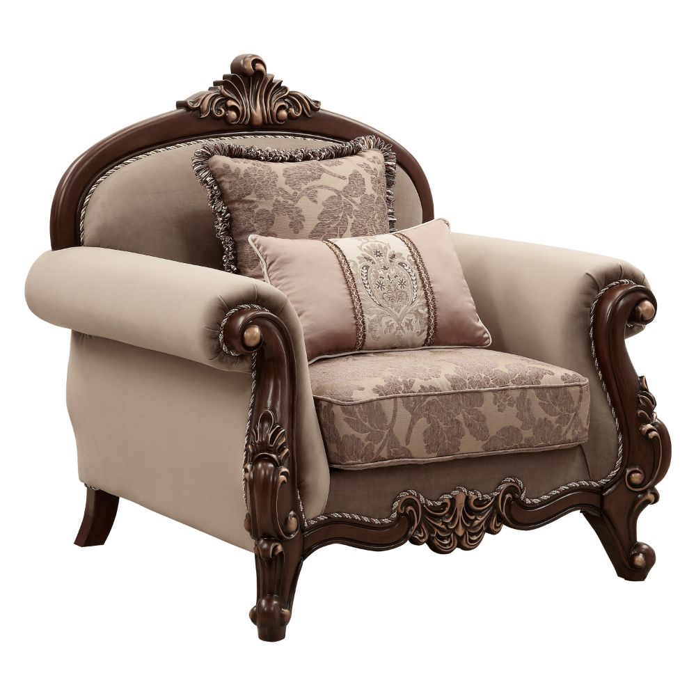 ACME Mehadi Accent Chair – front view – Lusso Furniture Miami