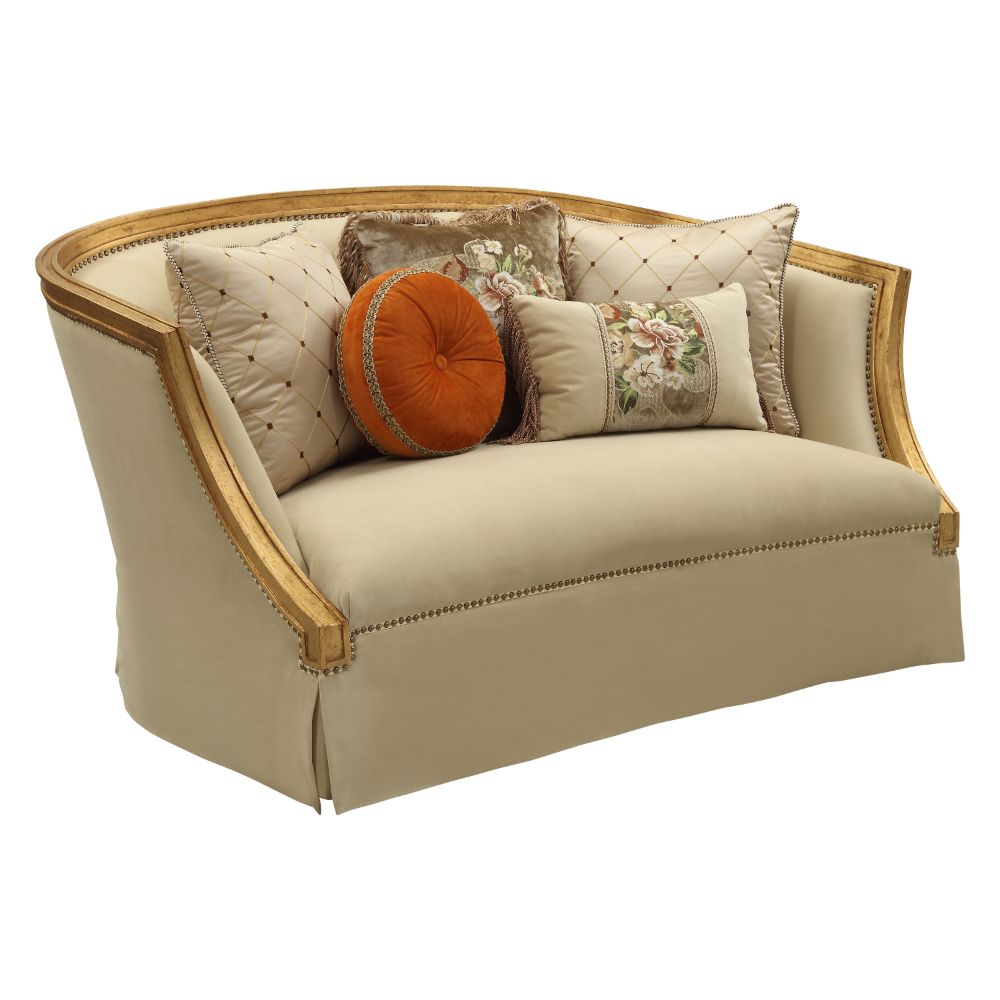 ACME Daesha Loveseat – front view – Lusso Furniture Miami