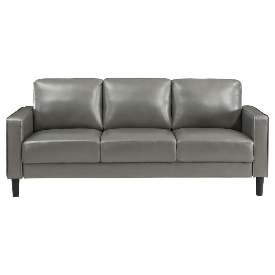 Ruth Upholstered Track Arm Sofa Grey-zoom-3
