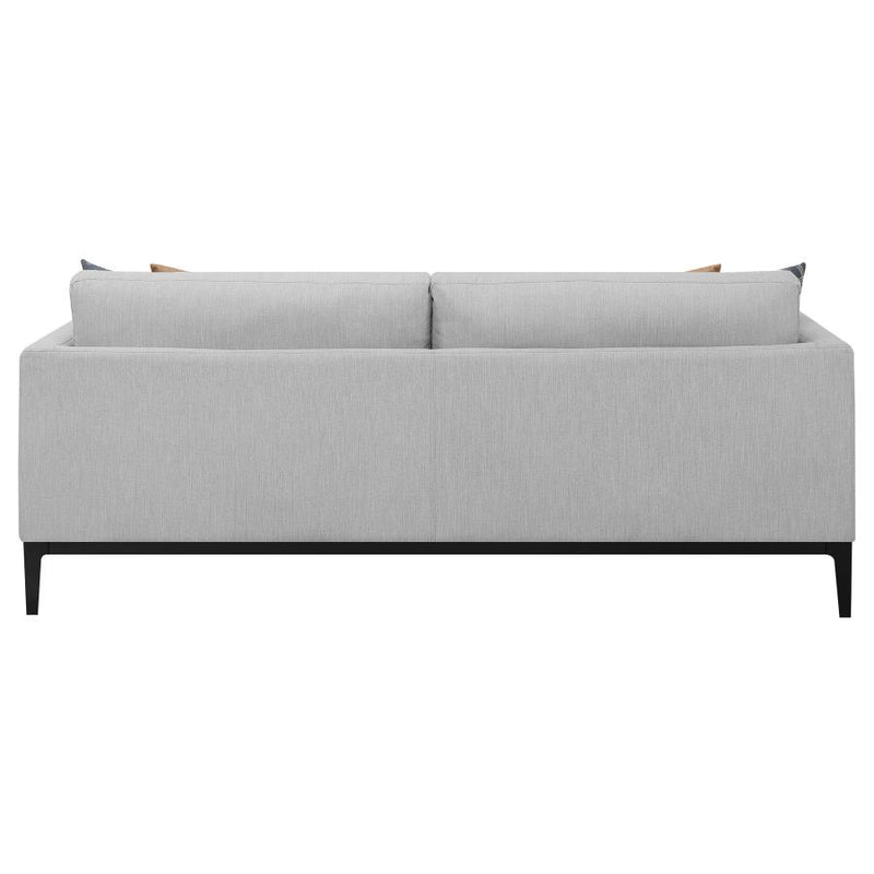 Apperson Upholstered Track Arm Sofa Light Grey-zoom-