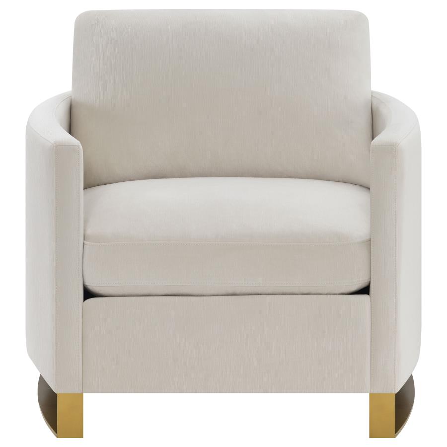 Corliss 3-piece Upholstered Arched Arm Sofa Set Beige-zoom-10