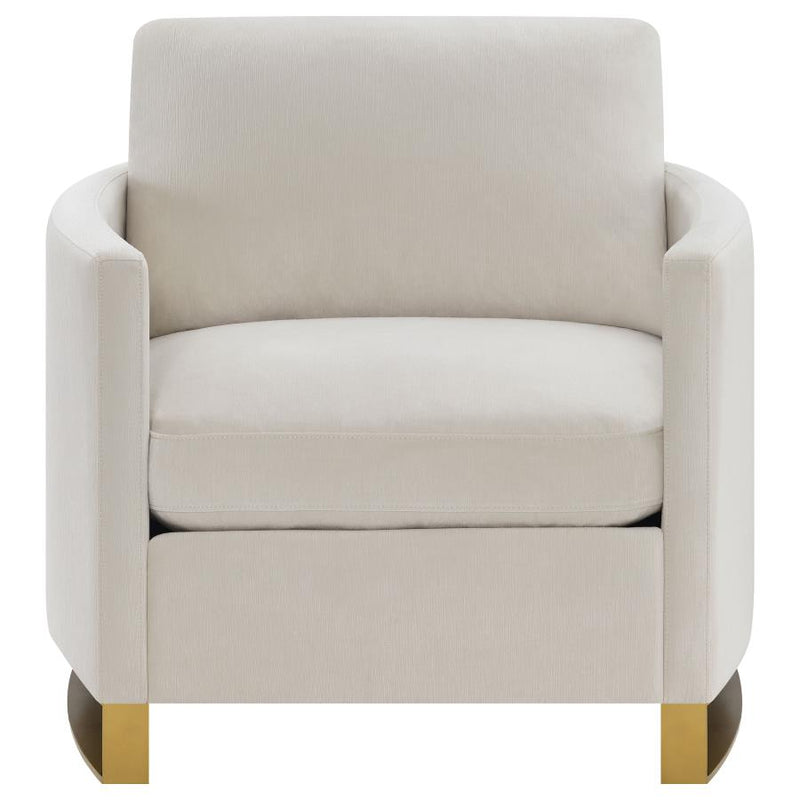 Corliss 3-piece Upholstered Arched Arm Sofa Set Beige-zoom-