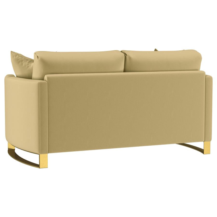 Corliss 3-piece Velvet Upholstered Sofa Set Camel-zoom-8