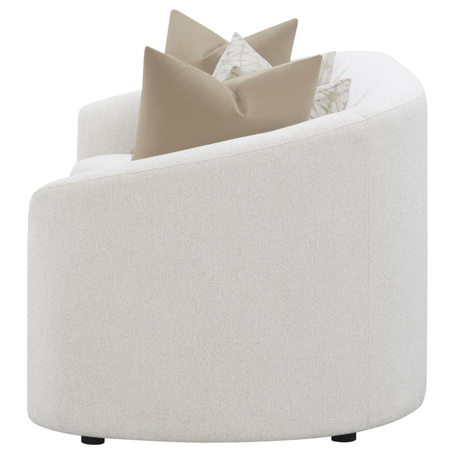 Rainn Boucle Upholstered Sloped Arm Sofa Latte-zoom-5