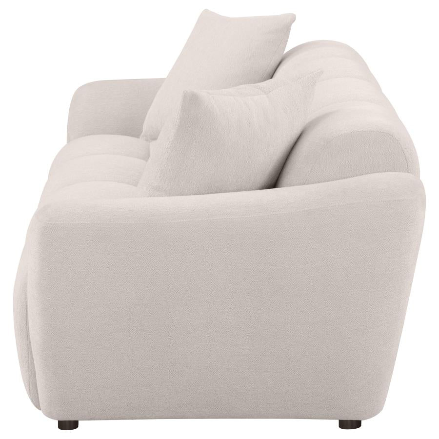 Destino Chenille Upholstered Splayed Arm Sofa Greige-5