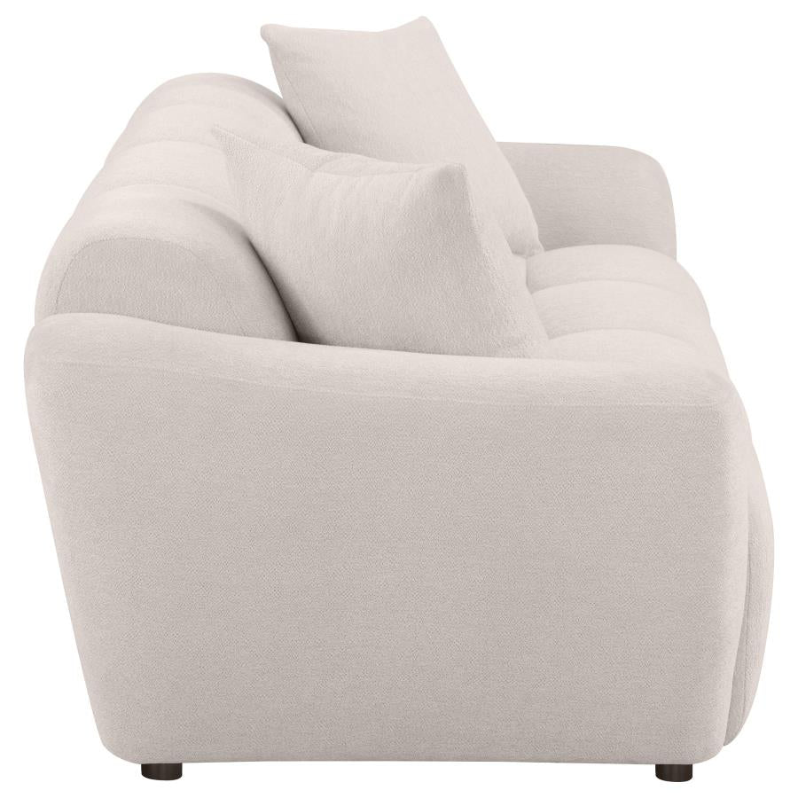 Destino Chenille Upholstered Splayed Arm Sofa Greige-zoom-8