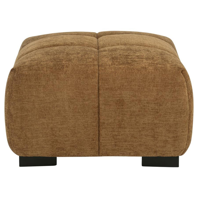Octavia Upholstered Rectangular Ottoman Amber-zoom-