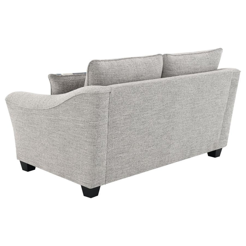 Tomkins 2-piece Boucle Upholstered Sofa Set Light Grey-zoom-