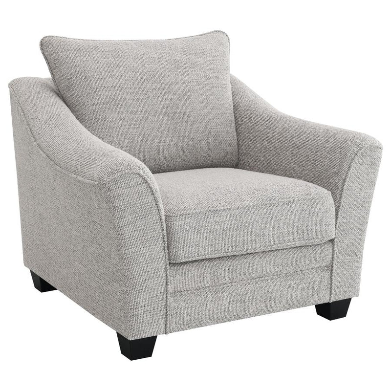 Tomkins 3-piece Boucle Upholstered Sofa Set Light Grey-zoom-