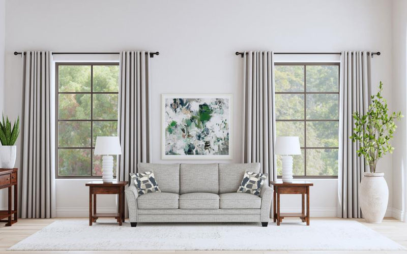 Tomkins Boucle Upholstered Sofa Light Grey-zoom-