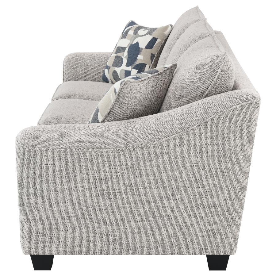 Tomkins Boucle Upholstered Sofa Light Grey-5