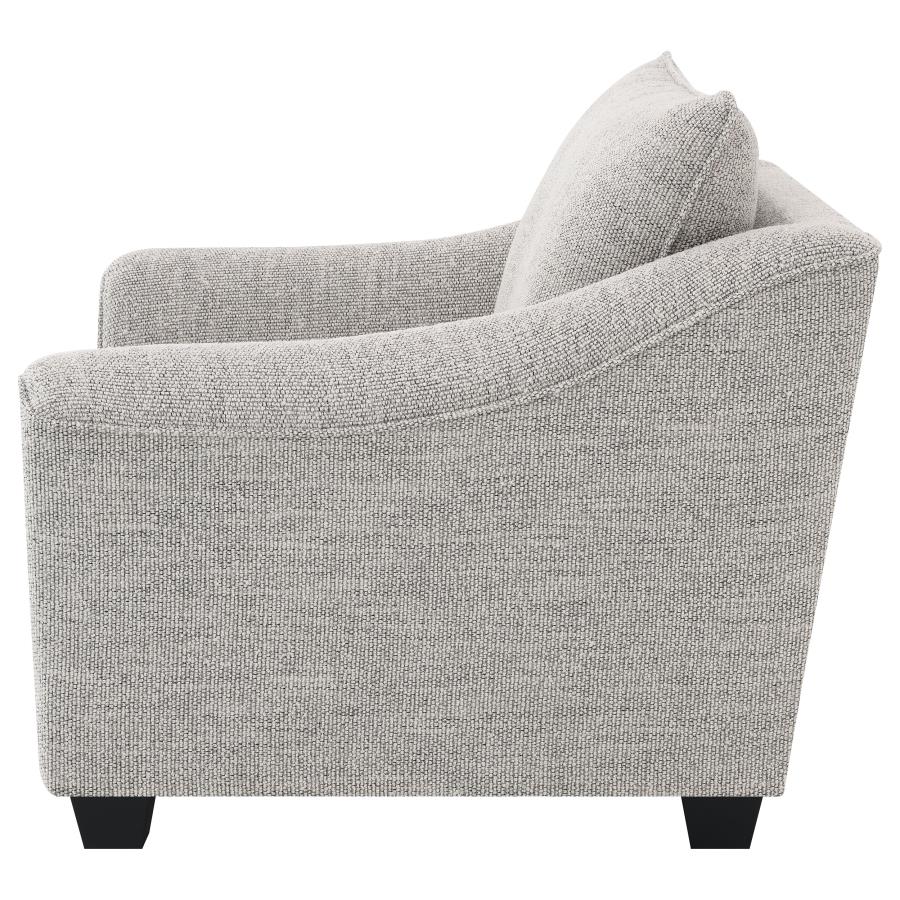 Tomkins Boucle Upholstered Chair Light Grey-5