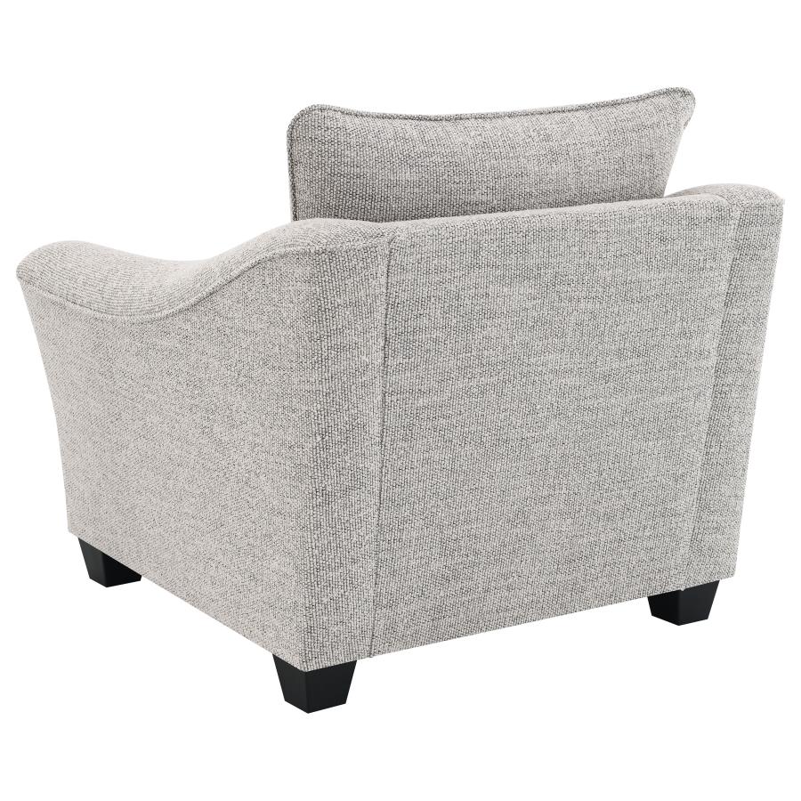 Tomkins Boucle Upholstered Chair Light Grey-6