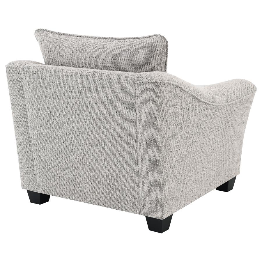 Tomkins Boucle Upholstered Chair Light Grey-7