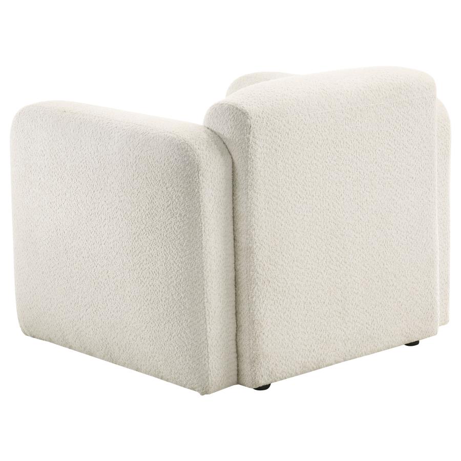 Dorset 3-piece Upholstered Round Track Arm Sofa Set White-zoom-13