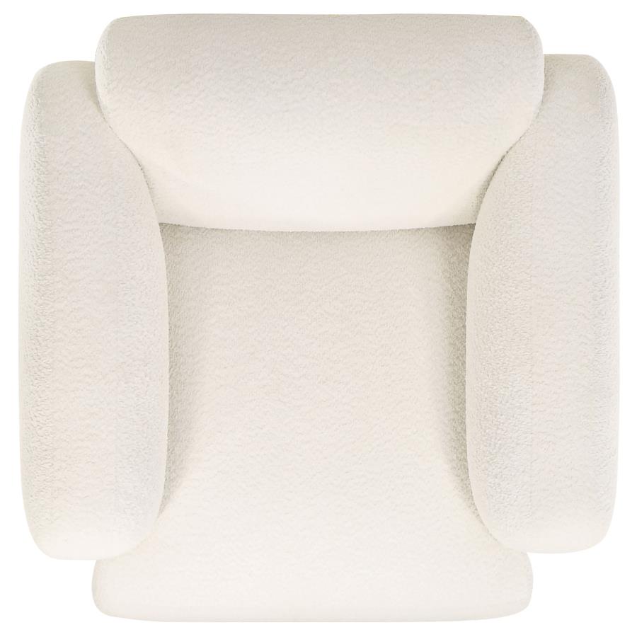Dorset 3-piece Upholstered Round Track Arm Sofa Set White-zoom-14