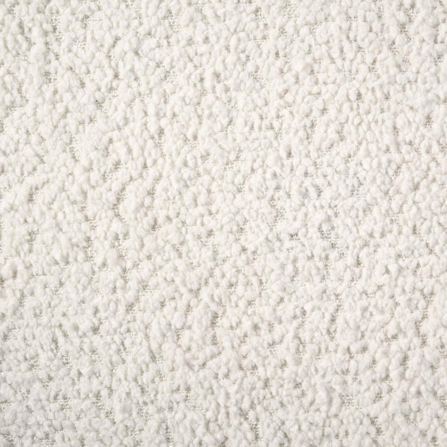 Dorset Fabric Upholstered Round Track Arm Loveseat White-11