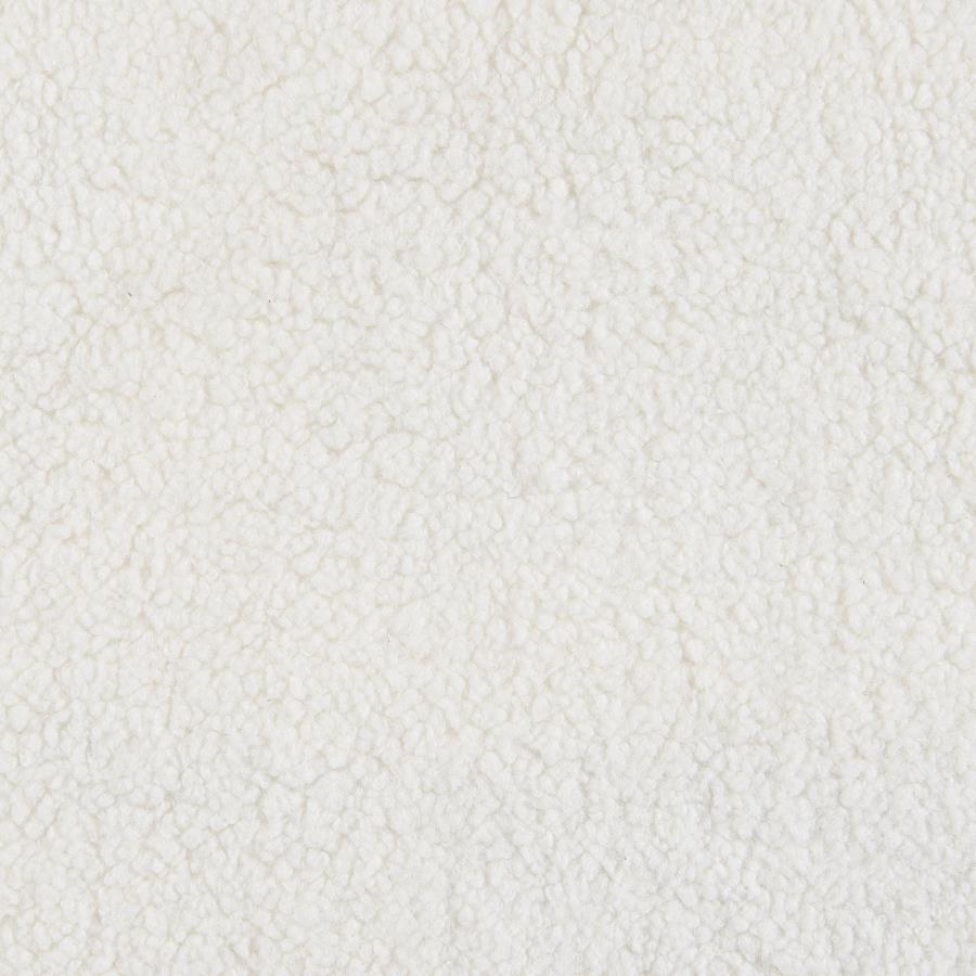 Isabella Faux Sheepskin Upholstered Sofa Natural-9