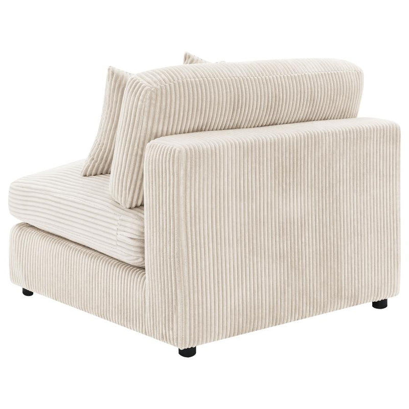 Blaine Upholstered Armless Chair Sand-zoom-