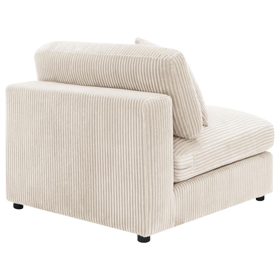Blaine Upholstered Armless Chair Sand-zoom-7