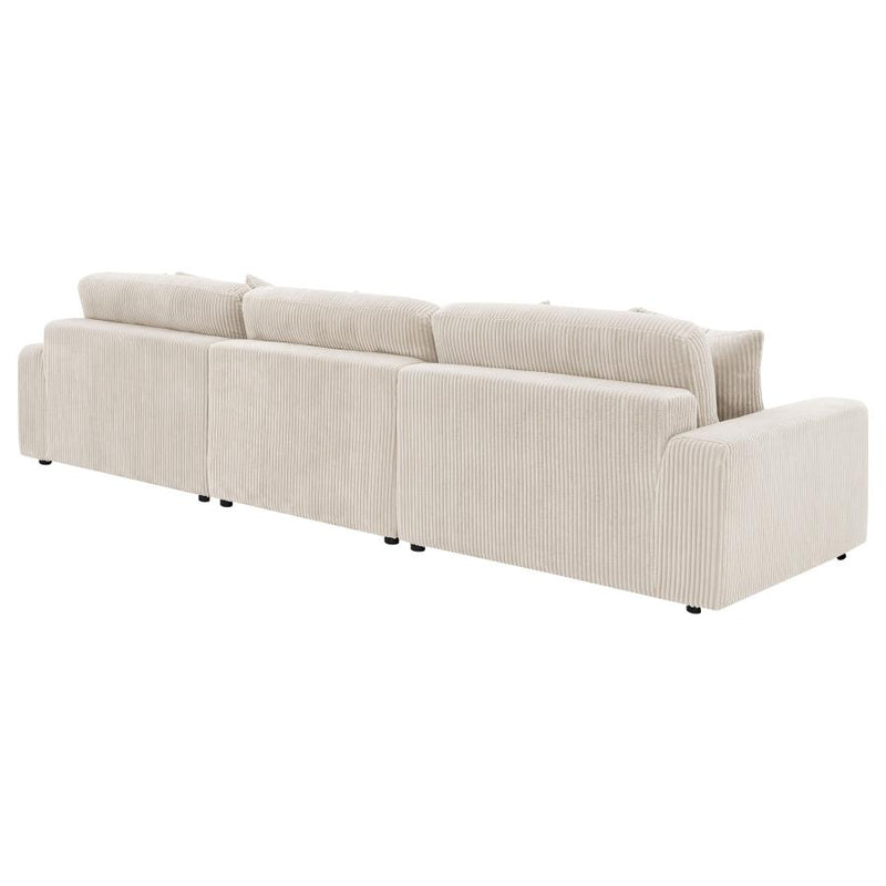 Blaine Upholstered Reversible Chaise Sectional Sofa Sand-zoom-