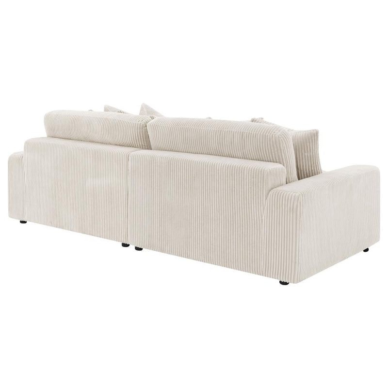 Blaine Upholstered Reversible Chaise Sectional Sofa Sand-zoom-