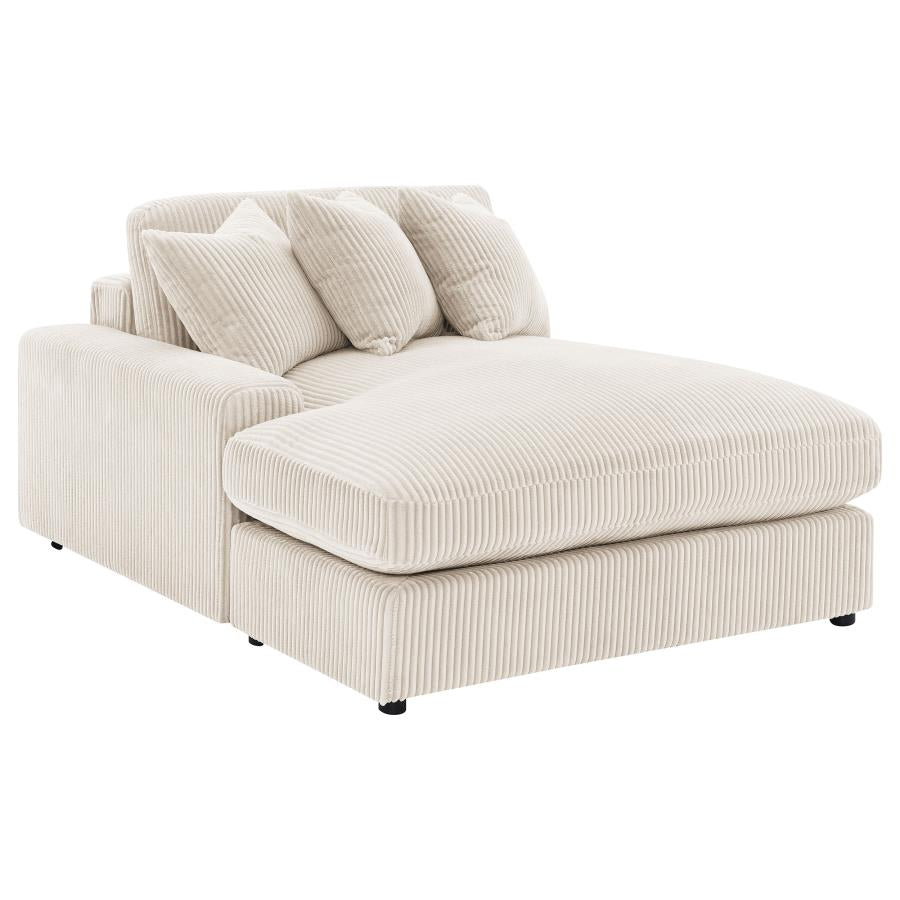Blaine Upholstered Reversible Chaise Sectional Sofa Sand-11