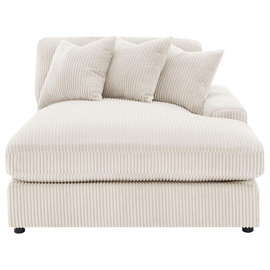 Blaine Upholstered Reversible Chaise Sectional Sofa Sand-12