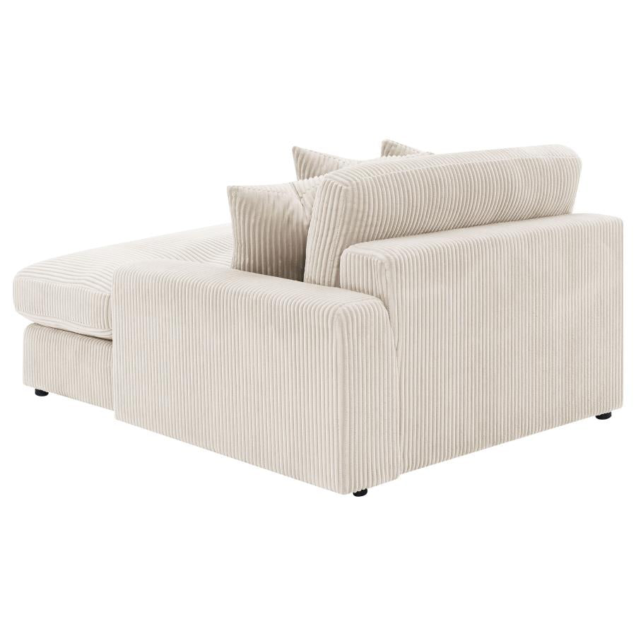 Blaine Upholstered Reversible Chaise Sectional Sofa Sand-14