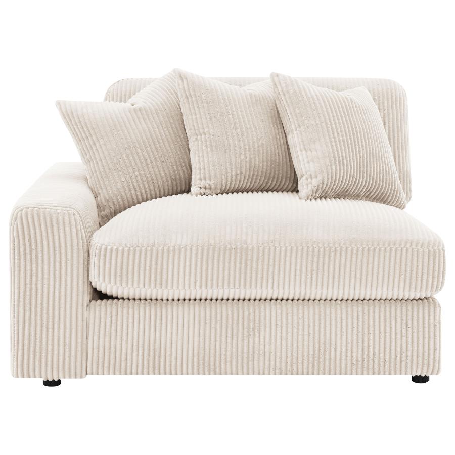 Blaine Upholstered Reversible Chaise Sectional Sofa Sand-16