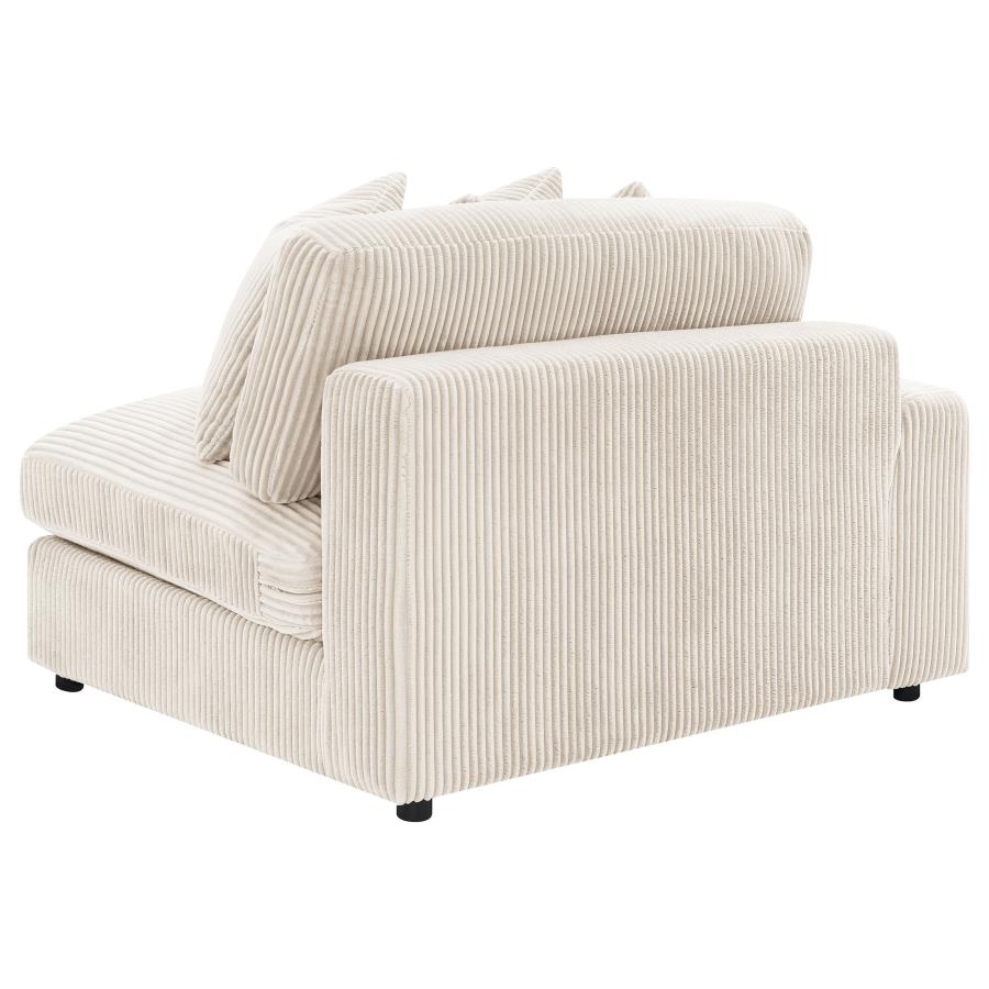 Blaine Upholstered Reversible Chaise Sectional Sofa Sand-18