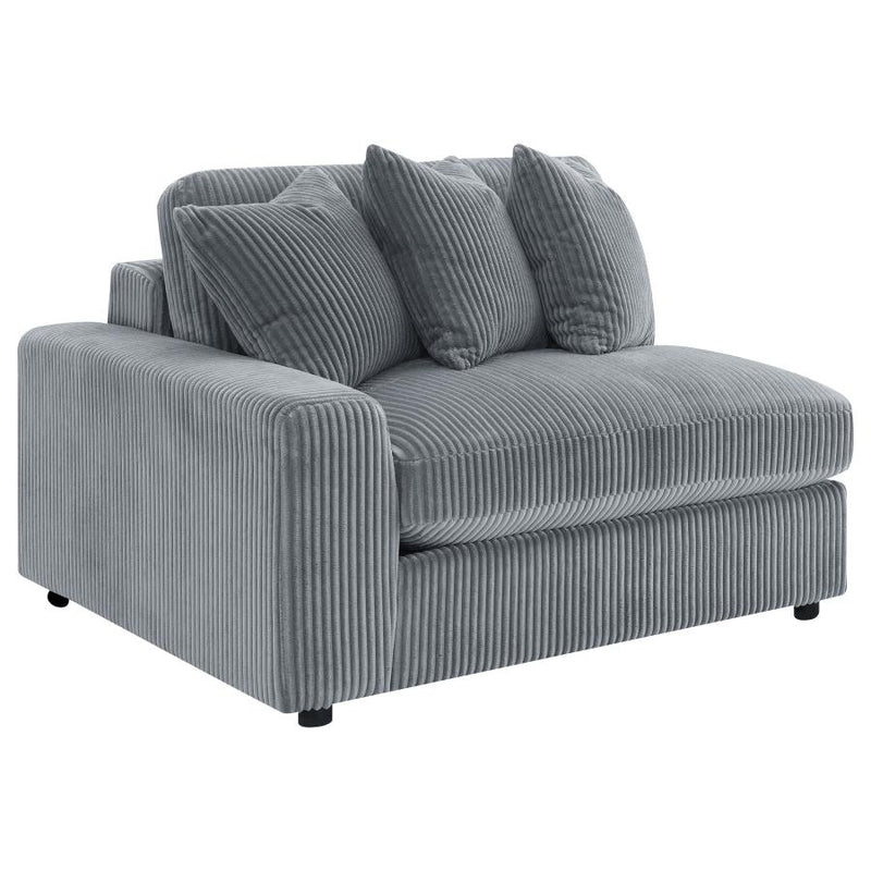 Blaine Upholstered Reversible Chaise Sectional Sofa Fog-zoom-