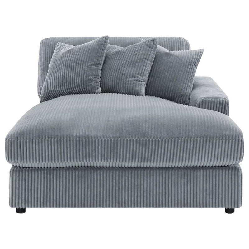 Blaine Upholstered Reversible Chaise Sectional Sofa Fog-zoom-