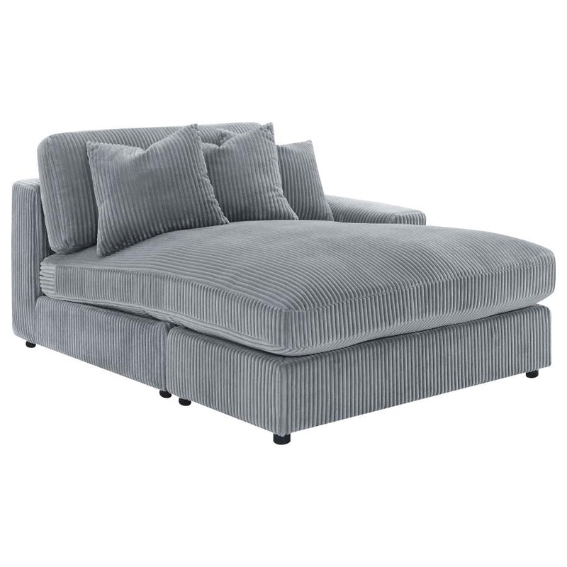 Blaine Upholstered Reversible Chaise Sectional Sofa Fog-zoom-